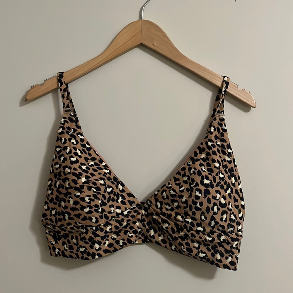 Aerie Swim Top - Cheetah Print - Size XL